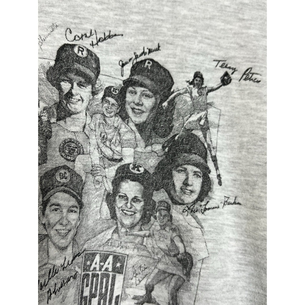 Vintage AAGPBL Shirt Unisex XXL Womens Baseball Portraits‎ Rare - Picture 4 of 14